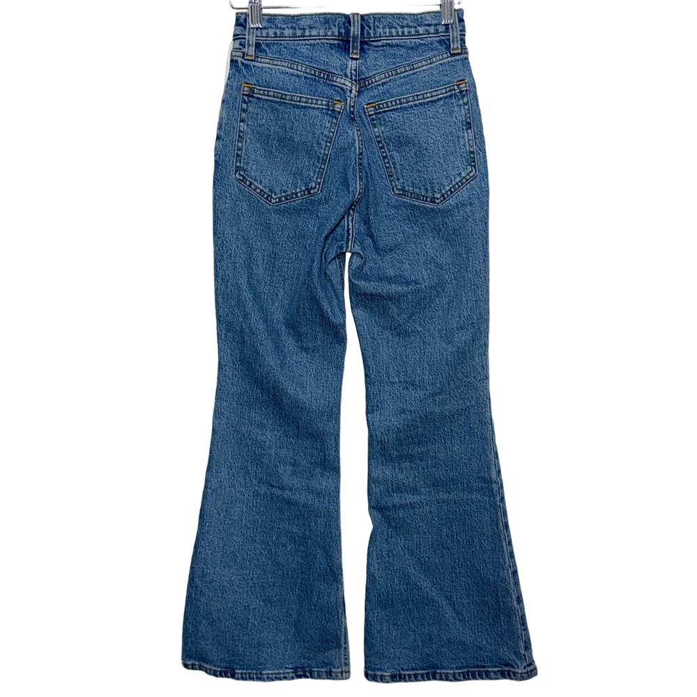 NEW Abercrombie & Fitch The Vintage Flare High Rise Blue Denim Jeans Size 23 000 - Picture 2 of 7